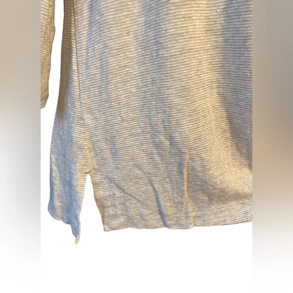 Eileen Fisher Micro Stripe Tunic Sweater Top - Picture 5 of 8